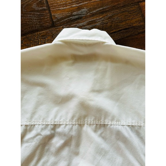 Vintage Orvis Women Button Down Size 10 White Embroidered Birds - Picture 9 of 9